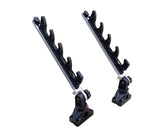 Brocraft Crappie rod holder shows four-rod capacity for organized onboard storage.