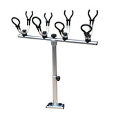 Brocraft Crappie Rod Holder with extended telescopic T-bar for flexible trolling setups.