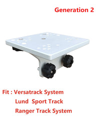 Brocraft aluminum T6 downrigger bracket provides durable, corrosion-resistant mounting for demanding marine use.