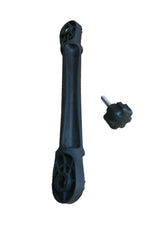 BroCraft fishing rod holder extension post side view with adjustable length.