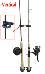 BroCraft vertical mount rod holders maximize compact storage in tight spaces.