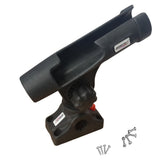 Brocraft fully adjustable fly rod holder with angle teeth for precise rod positioning.