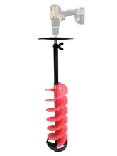 Brocraft ice auger 8in front view highlighting rugged nylon body for cold conditions.