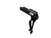 Brocraft clip-on ice fishing bucket rod holder keeps rods secure on the ice.