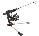 BroCraft Ice Fishing Stand Rod Holder front view, showcasing durable fiberglass-reinforced ABS.
