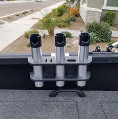 Brocraft onboard storage area for rods and tools keeps gear organized