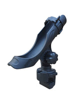 Brocraft Pontoon Rod Holder on square mount for 1 inch rail keeps gear secure and accessible.