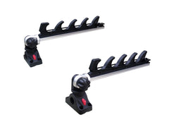Stainless steel mounting hardware included for durable boat installation.