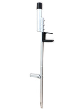 Brocraft surf rod holder with cup holder mounted on a sandy beach