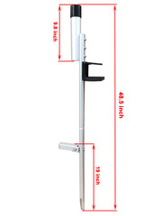 Close-up of marine-grade anodized aluminum construction