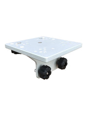 Brocraft universal downrigger bracket on track enables quick repositioning for versatile trolling.