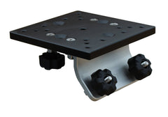 Brocraft universal track bracket on 6in x 6in platform with 45-degree tracks