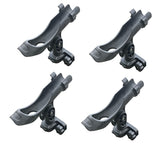 Brocraft Versatrack rod holder at 90-degree Lund mount for versatile rod positioning.