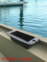 Brocraft Verstrack boat storage box keeps gear tidy and ready on deck