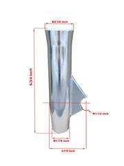 Brocraft white PVC liner cushions rods and protects finishes