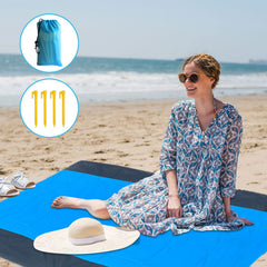 BRONOM Beach Canopy in-use with four people demonstrates roomy shelter.