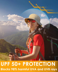 Unisex breathable sun hat with detachable chin strap for windy days