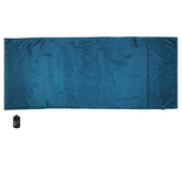 Browint Silk Sleeping Bag Liner in a compact carry case enables easy travel packing and comfort.