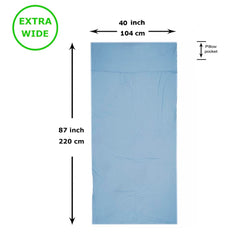BROWINT mummy hooded liner with drawstrings blocks bugs and regulates cooling