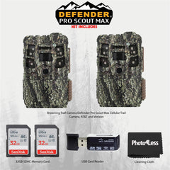 Browning Defender Pro Scout Max night vision image with Radiant6 clarity for nocturnal visits