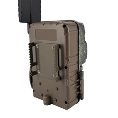 Browning Defender Vision Pro AI camera back panel highlights quick setup access