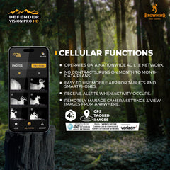Browning Defender Vision Pro HD cam 110ft night range demonstrating night visibility