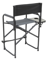 Browning Directors Chair flip-down footrest adds comfort for long sessions.