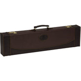 Browning Encino II fitted case in chestnut leather protecting your shotgun during travel