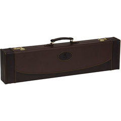 Browning Encino II fitted case in chestnut leather protecting your shotgun during travel