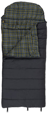 Browning Klondike hooded rectangle exterior in charcoal for rugged camping