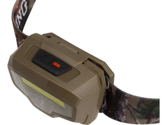 Browning Night Gig Headlamp 26-485 lumens output for adaptable brightness levels.