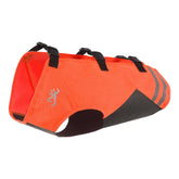 Browning pet vest hi-vis orange with full coverage for visibility