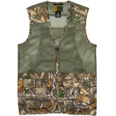 Browning Upland Dove Vest Realtree Edge front view, ideal for upland field concealment.