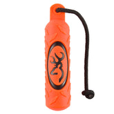 Browning Vinyl Training Dummy orange large front: high visibility for easy retriever practice.