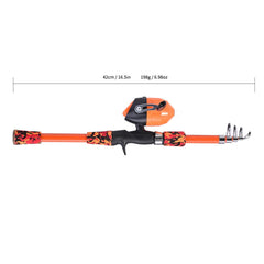 Brrnoo fiberglass rod construction shows toughness for family fishing