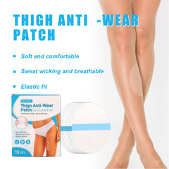 Brrnoo thigh anti wear patch adheres well, even in water for daily activities.