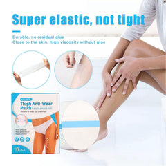 Brrnoo thigh patch close-up shows soft, breathable comfort for long wear.