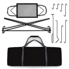 Bruntmor collapsible-legs design collapses for easy transport and quick setup.