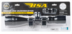 BSA Optics Sweet 30/30 reticle image facilitates fast holdovers at varying ranges