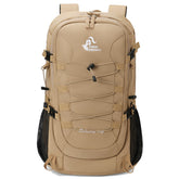 Bseash 40L backpack front view showing spacious main compartment for multi-day gear