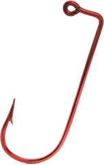 BT Outdoors 570 Style Red Jig Hooks for versatile freshwater and saltwater fishing.