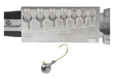 BT Outdoors aspirin-head jig 1/16oz with barb collar for precise bait control