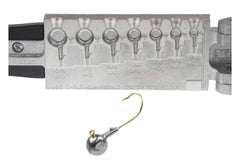 BT Outdoors aspirin-head jig 1/16oz with barb collar for precise bait control