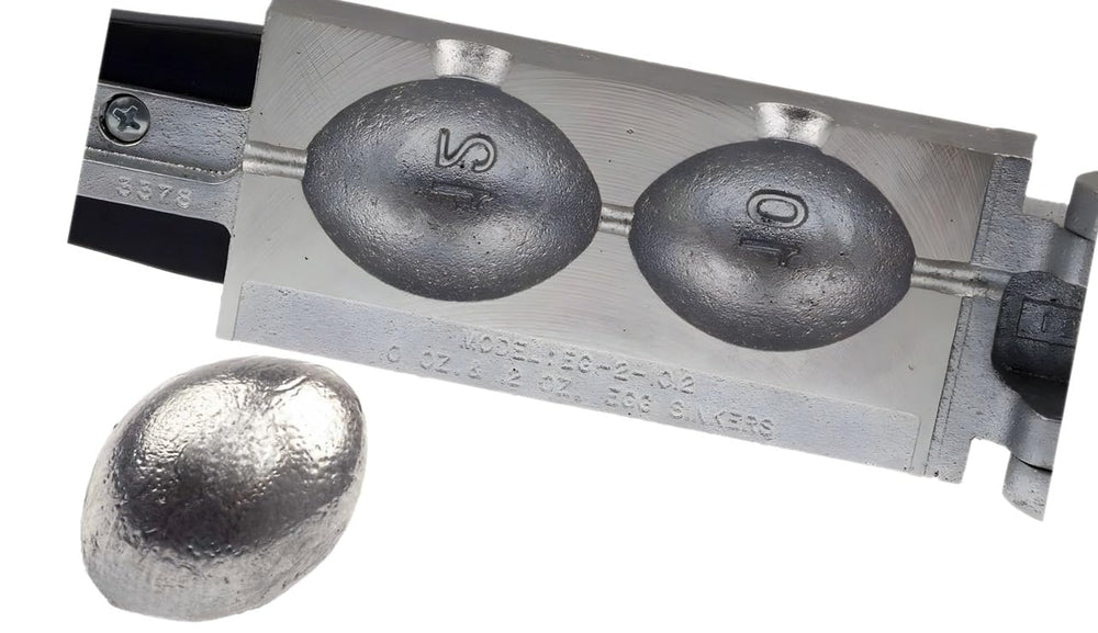 BT Outdoors Do it Mold egg sinker 10 oz in action for precise casting.