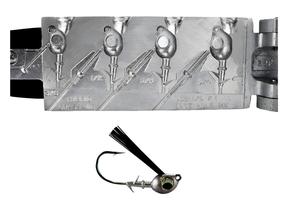 BT Outdoors Do It Mold Hybrid Grass Jig 3/8oz highlighting weed-cover performance and balance