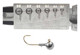 BT Outdoors Do it Mold Round Head Jig 1-8oz secures plastics for smooth action.