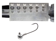 BT Outdoors Do It Mold Round Head Jig with Screw-Loc in 1/16oz secures soft bait for clean hookups
