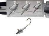 BT Outdoors Do It Mold Shad Head Jig 1oz close-up shows versatile weight options for shallow to mid-depth retrieves.