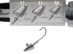 BT Outdoors Do It Mold Shad Head Jig 1oz close-up shows versatile weight options for shallow to mid-depth retrieves.