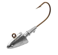 BT Outdoors Do It Mold Shad Head Jig 3/8 oz with ring and barb collar for steady jigging.